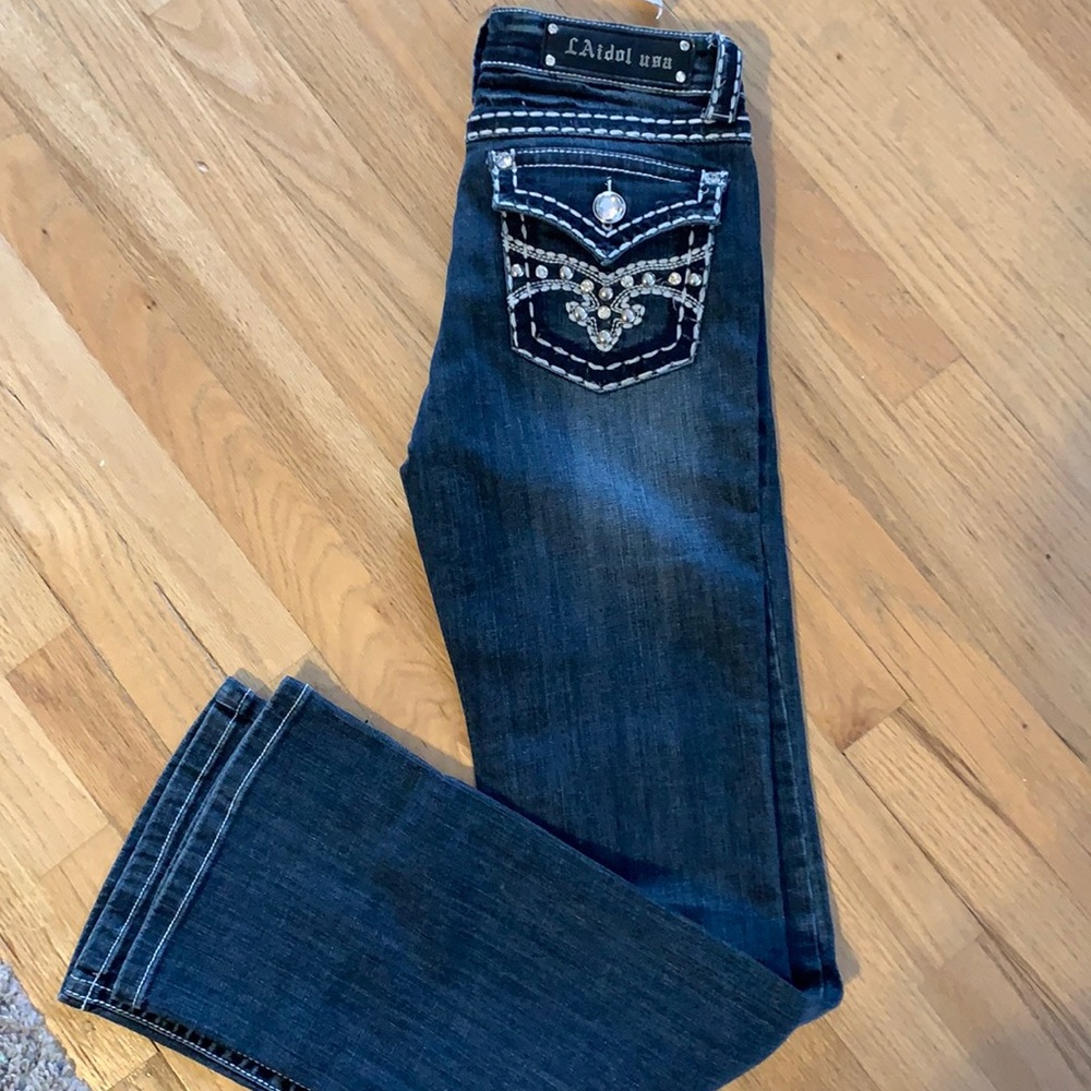 LAidol USA embellished jeans